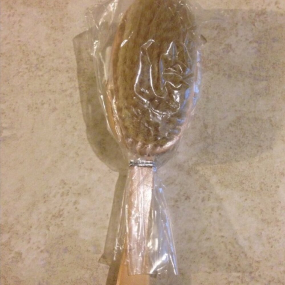 Lot of 4 of Shower Wooden Back Brushes- New!